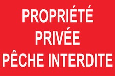 Panneau propriété privée