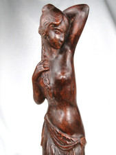 STUNNING TERRACOTTA NUDE WOMAN SCULPTURE EP. ART DECO SIGNED Ca. 1920/1930 STATUE