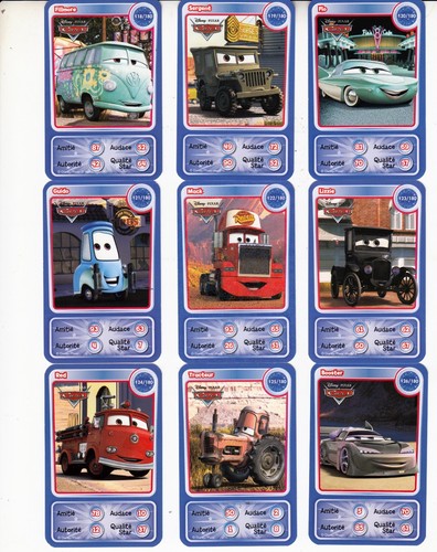 Lot cartes disney - de,