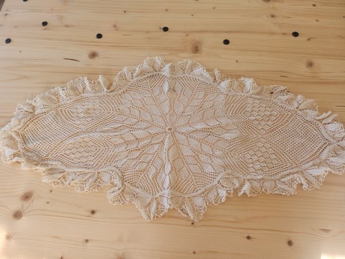 Grand napperon ancien crochet