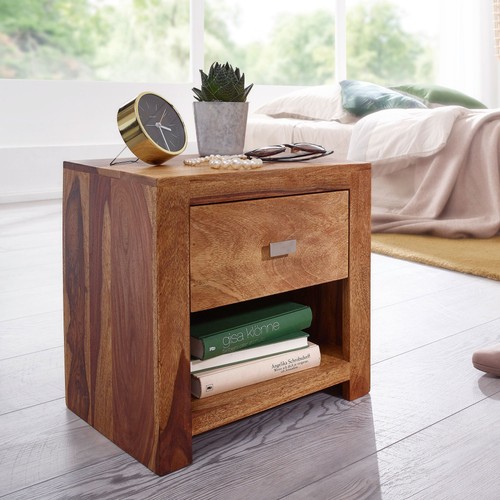 Finebuy table chevet - de, bois