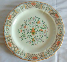 LARGE ROUND DISH FAIENCE DE GIEN MODEL SAINFOIN