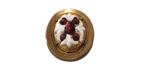 Ancien bijou broche - ancien, ÉmaillÉe