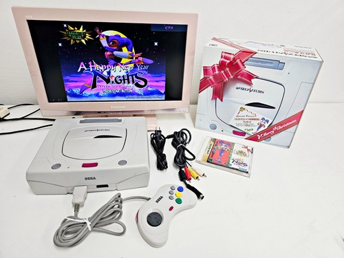 Console sega saturn christmas - console,