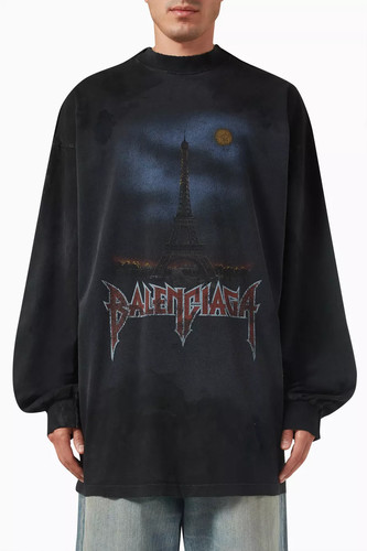 Balenciaga black paris moon - black,