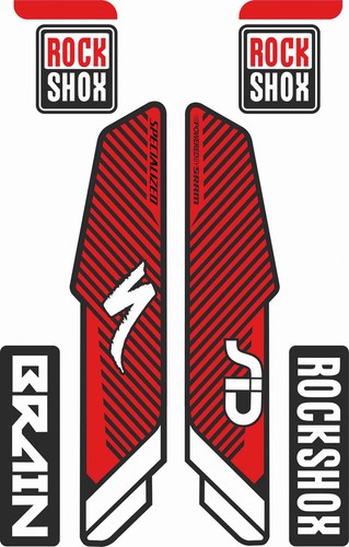 Adhésif fourche rock shox - rock, sid