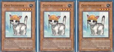 Yu-Gi-Oh! 3x Chat Sauveteur