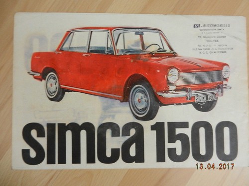 Catalogue simca 1300 1500 - simca,