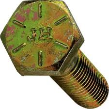 7/16"-20 Hex Bolts Cap Screws Grade 8 Yellow Zinc 3/4In, 2In, 3In, 4In, Up to 8