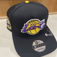 Los Angeles Lakers New Era NBA Katakana 17 X Champions Patch SnapBack A Frame