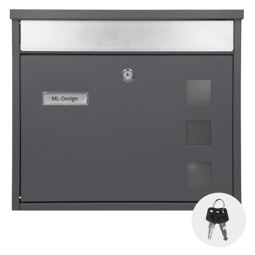 Boîte aux lettres murale avec