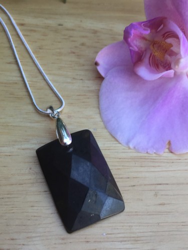 Shungite pendant - shungite,