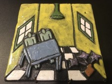 Art Pottery Samuels Tile 6”