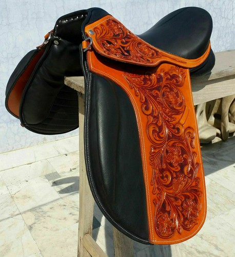 Selle cuir dressage - en,