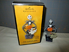 2008 Hallmark QFO6084 "The Pumpkin King" Nightmare Before Christmas Ornament