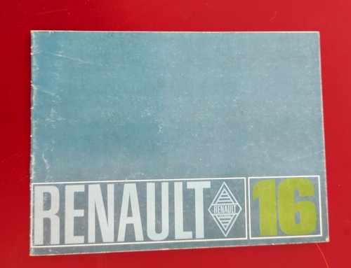 Catalogue renault r16 1967 - renault,