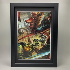 Art Encadré Deathwatch Xenos Tyranids Carnifex Space Marines Warhammer 40K 40,00