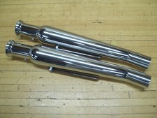 NOS AK Cocktail Shaker Mufflers Panhead Knucklehead Bobber Chopper 1-3/4"