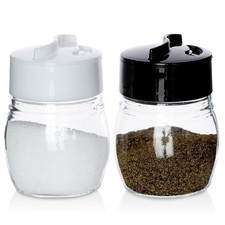 Salière poivrière verre set