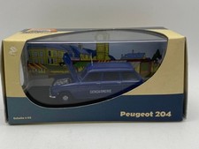 ELIGOR Atlas PEUGEOT 204 Gendarmerie Police 1:43 voiture miniature métal diecast