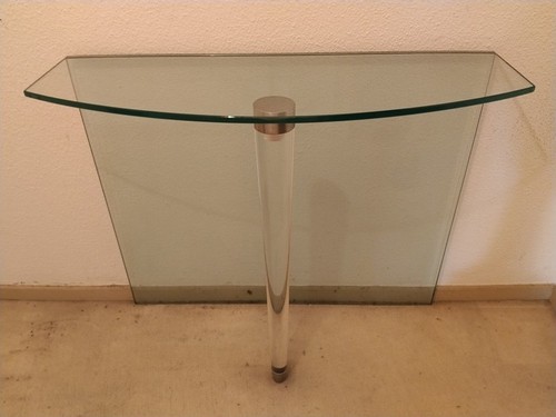 Console verre meuble - console, en