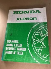HONDA XL250R MANUAL D'ATELIER MANUAL DE TALLER WORKSHOP MANUAL B0569