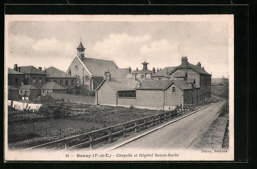 Cpa bruay chapelle hopital - bruay,,