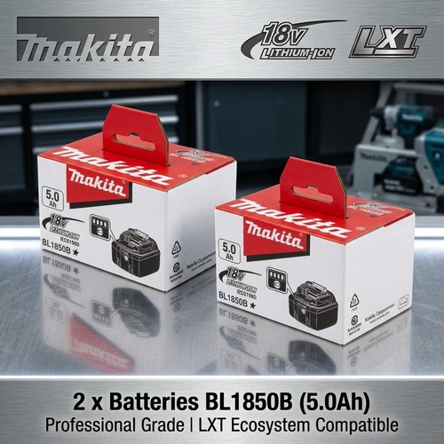 Batterie makita bl1850b 18v - 2x,