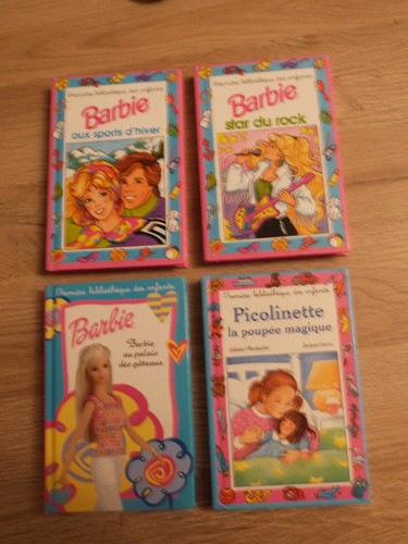 Lot livres barbie - de,