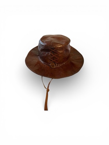 Chapeau cowboy cuir souple - chapeau,