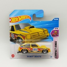 Hot Wheels Chevy Chevette '76 - Dragster NHRA 2025 Compact Kings 3/10 Jaune Neuf