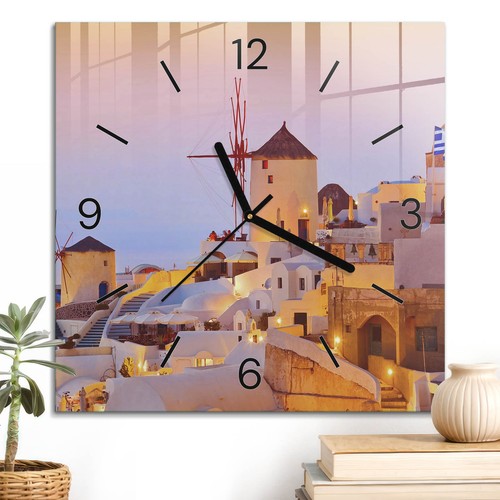 Horloge murale design - en, verre