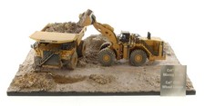 DIECAST MASTERS - Engin de chantier CAT - Chargeuse 994K et Dumper 797 - 1/12...