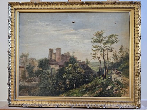 Tableau peinture toile paysage - peinture,