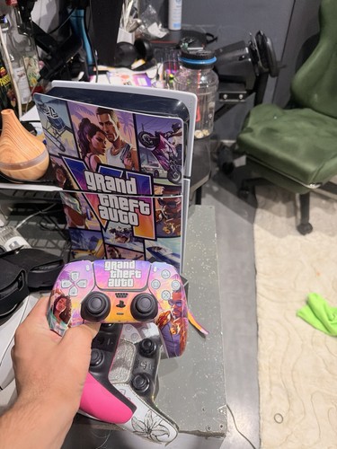 Manette ps5 personnalisé gta