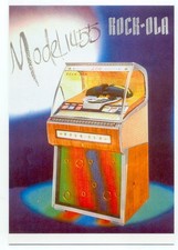 Rock-Ola Jukebox Model 1455 Advertising Postcard