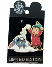 Disney Lilo & Stitch Snow Snowball Winter  LE 250 Pin Rare 2006