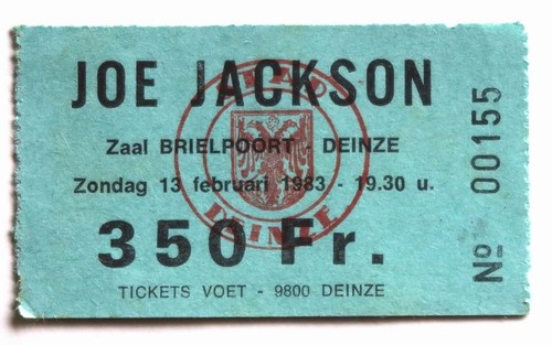 Joe jackson billet ticket stub - jackson,