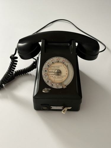 Téléphone ancien bakélite - téléphone,