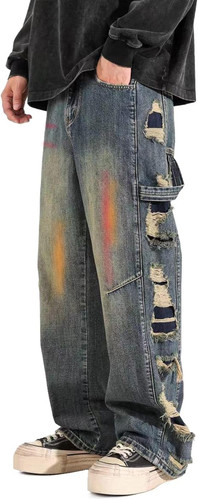 Jean baggy homme y2k - jean,