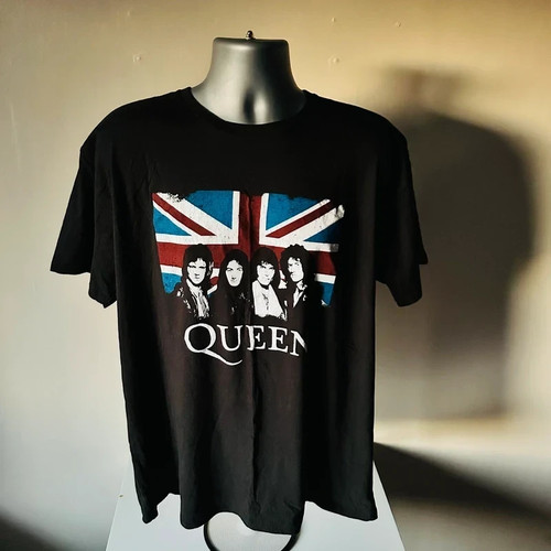 Queen union jack band shirt - queen,