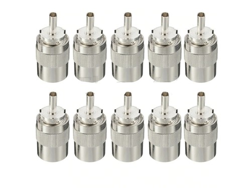 10pz connecteurs pl259 mâle - 10pz,