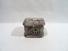 ANCIEN COFFRET BRONZE ARGENTE