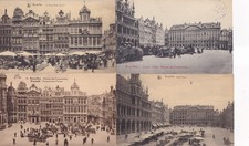 Lot de 4 cartes postales