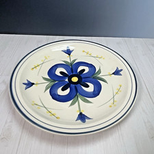 Ancienne assiette en porcelaine Rosier Japon - Grand plat décoratif 31,5 cm -...