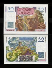 FRANCE Billet 50 fr LE VERRIER
