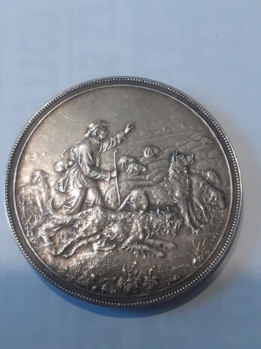 Nice silver medal animaux 1908 - nice,