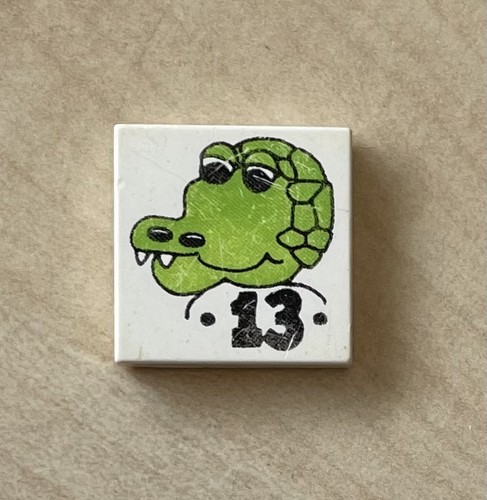 Lego 3068pb21 fabuland - lego, tile