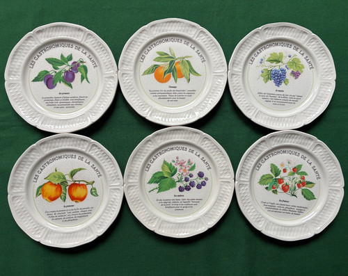 Faïence gien ptes assiettes - faïence,
