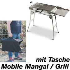 Mobile Mangal Acier Inoxydable BBQ Chachlyk Barbecue Charbon Мангал Шашлык Sac